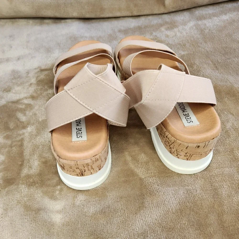 Steve Madden Ankle Strap Platform Wedge